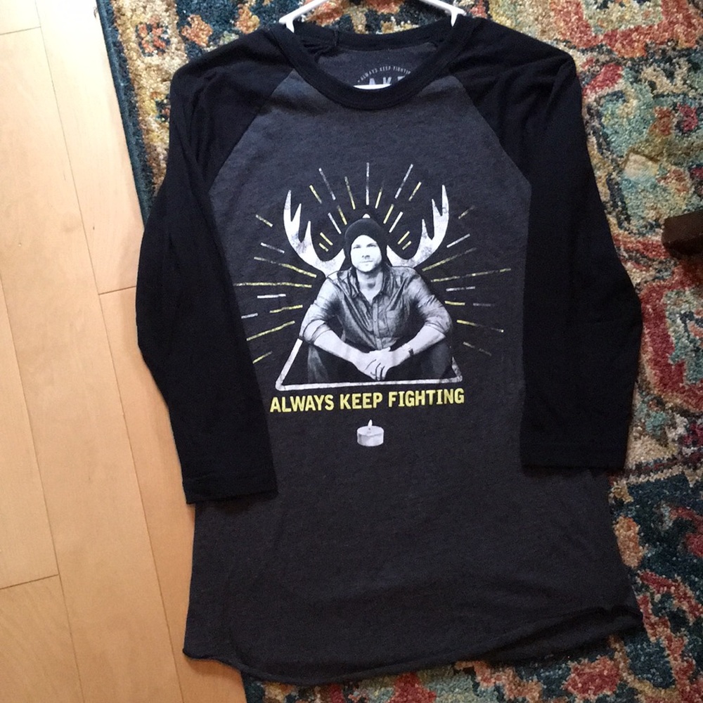 Jared Padalecki Always Keep Fighting Raglan